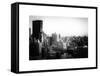 Cityscape of Manhattan in Winter at Sunset-Philippe Hugonnard-Framed Stretched Canvas