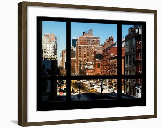 Cityscape of Meatpacking District in Winter - Chelsea - Manhattan, New York, USA-Philippe Hugonnard-Framed Photographic Print