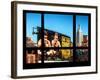 Cityscape of Meatpacking District with Billboards - Manhattan, New York, USA-Philippe Hugonnard-Framed Photographic Print