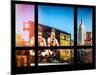 Cityscape of Meatpacking District with Billboards - Manhattan, New York, USA-Philippe Hugonnard-Mounted Photographic Print