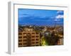 Cityscape of Mendoza, twilight, Argentina, South America-Karol Kozlowski-Framed Photographic Print