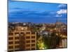 Cityscape of Mendoza, twilight, Argentina, South America-Karol Kozlowski-Mounted Photographic Print