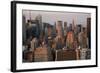 Cityscape of Midtown Manhattan, New York, USA-Peter Adams-Framed Photographic Print