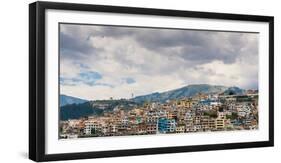 Cityscape of Quito, Ecuador, South America-Alexandre Rotenberg-Framed Photographic Print