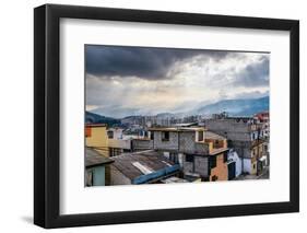 Cityscape of Quito, Ecuador, South America-Alexandre Rotenberg-Framed Photographic Print