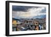 Cityscape of Quito, Ecuador, South America-Alexandre Rotenberg-Framed Photographic Print