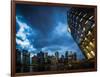 Cityscape of Singapore at night-Ferry Tan-Framed Photo