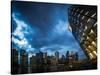 Cityscape of Singapore at night-Ferry Tan-Stretched Canvas