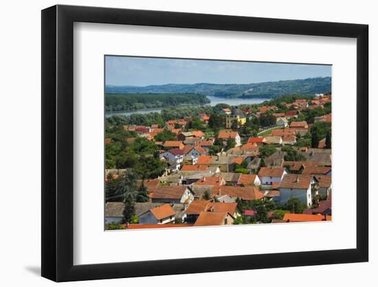 Cityscape of Sremski Karlovci by the Danube River, Serbia-Keren Su-Framed Photographic Print