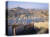 Cityscape of the Port of Marseille, France-Sylvain Grandadam-Stretched Canvas