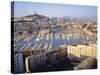 Cityscape of the Port of Marseille, France-Sylvain Grandadam-Stretched Canvas