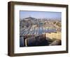 Cityscape of the Port of Marseille, France-Sylvain Grandadam-Framed Photographic Print