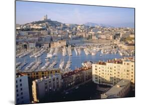 Cityscape of the Port of Marseille, France-Sylvain Grandadam-Mounted Photographic Print