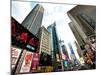 Cityscape of Times Square, Manhattan, New York City, United States, USA-Philippe Hugonnard-Mounted Photographic Print