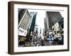 Cityscape of Times Square, NYC, Skyscrapers View, Landscape of Times Square, Manhattan, New York-Philippe Hugonnard-Framed Premium Photographic Print