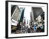 Cityscape of Times Square, NYC, Skyscrapers View, Landscape of Times Square, Manhattan, New York-Philippe Hugonnard-Framed Photographic Print