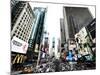 Cityscape of Times Square, NYC, Skyscrapers View, Landscape of Times Square, Manhattan, New York-Philippe Hugonnard-Mounted Photographic Print