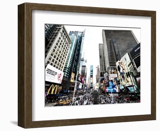 Cityscape of Times Square, NYC, Skyscrapers View, Landscape of Times Square, Manhattan, New York-Philippe Hugonnard-Framed Photographic Print
