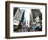 Cityscape of Times Square, NYC, Skyscrapers View, Landscape of Times Square, Manhattan, New York-Philippe Hugonnard-Framed Photographic Print