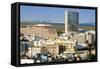 Cityscape of Tunis, Tunis, Tunisia, North Africa-Nico Tondini-Framed Stretched Canvas