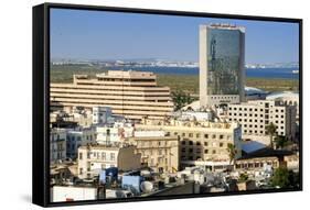 Cityscape of Tunis, Tunis, Tunisia, North Africa-Nico Tondini-Framed Stretched Canvas