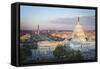 Cityscape of Washington DC, USA-Christopher Reed-Framed Stretched Canvas