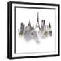 Cityscape Paris-Kristine Hegre-Framed Giclee Print