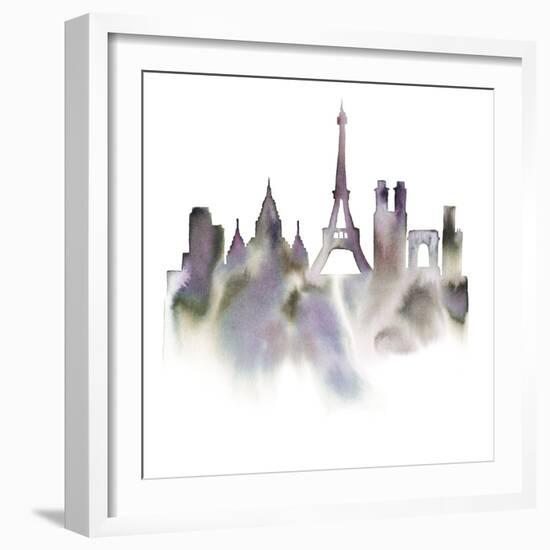 Cityscape Paris-Kristine Hegre-Framed Giclee Print