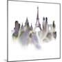 Cityscape Paris-Kristine Hegre-Mounted Giclee Print