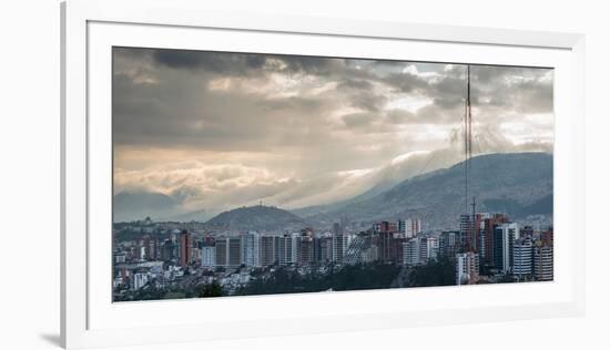 Cityscape, Quito, Ecuador, South America-Alexandre Rotenberg-Framed Photographic Print