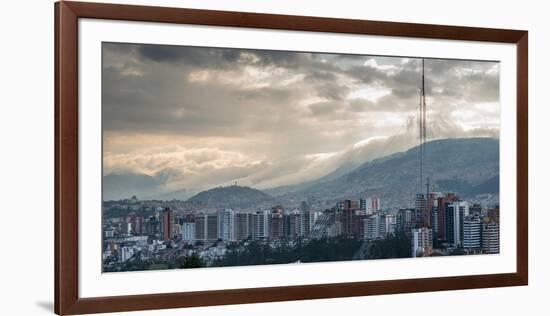 Cityscape, Quito, Ecuador, South America-Alexandre Rotenberg-Framed Photographic Print