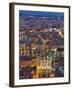 Cityscape, River Saone and Cathedral St. Jean at Night, Lyons (Lyon), Rhone, France, Europe-Charles Bowman-Framed Photographic Print