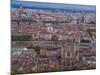 Cityscape, River Saone and Cathedral St. Jean, Lyons (Lyon), Rhone, France, Europe-Charles Bowman-Mounted Photographic Print