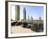 Cityscape Seen From Rooftop Bar, Sheikh Zayed Road, Dubai, United Arab Emirates, Middle East-Amanda Hall-Framed Photographic Print