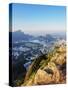 Cityscape seen from the Dois Irmaos Mountain, Rio de Janeiro, Brazil, South America-Karol Kozlowski-Stretched Canvas