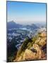 Cityscape seen from the Dois Irmaos Mountain, Rio de Janeiro, Brazil, South America-Karol Kozlowski-Mounted Photographic Print