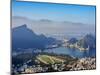 Cityscape seen from the Dois Irmaos Mountain, Rio de Janeiro, Brazil, South America-Karol Kozlowski-Mounted Photographic Print