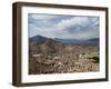 Cityscape seen from the San Cristobal Hill, Lima, Peru, South America-Karol Kozlowski-Framed Photographic Print