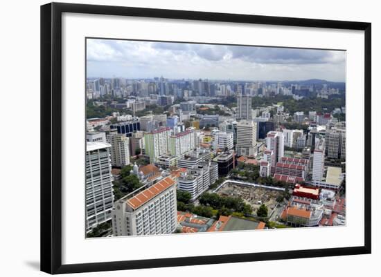 Cityscape, Singapore, Southeast Asia, Asia-Balan Madhavan-Framed Photographic Print