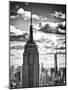 Cityscape Skyscraper, Empire State Building and One World Trade Center, Manhattan, NYC-Philippe Hugonnard-Mounted Photographic Print