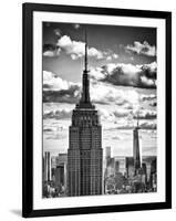 Cityscape Skyscraper, Empire State Building and One World Trade Center, Manhattan, NYC-Philippe Hugonnard-Framed Photographic Print
