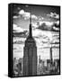 Cityscape Skyscraper, Empire State Building and One World Trade Center, Manhattan, NYC-Philippe Hugonnard-Framed Stretched Canvas