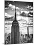 Cityscape Skyscraper, Empire State Building and One World Trade Center, Manhattan, NYC-Philippe Hugonnard-Mounted Premium Photographic Print