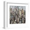 Cityscape Skyscrapers-null-Framed Art Print