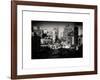 Cityscape Snowy Winter in West Village-Philippe Hugonnard-Framed Art Print