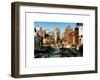 Cityscape Snowy Winter in West Village-Philippe Hugonnard-Framed Art Print