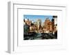 Cityscape Snowy Winter in West Village-Philippe Hugonnard-Framed Art Print