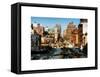 Cityscape Snowy Winter in West Village-Philippe Hugonnard-Framed Stretched Canvas