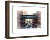 Cityscape Snowy Winter in West Village-Philippe Hugonnard-Framed Art Print