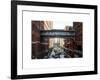 Cityscape Snowy Winter in West Village-Philippe Hugonnard-Framed Art Print